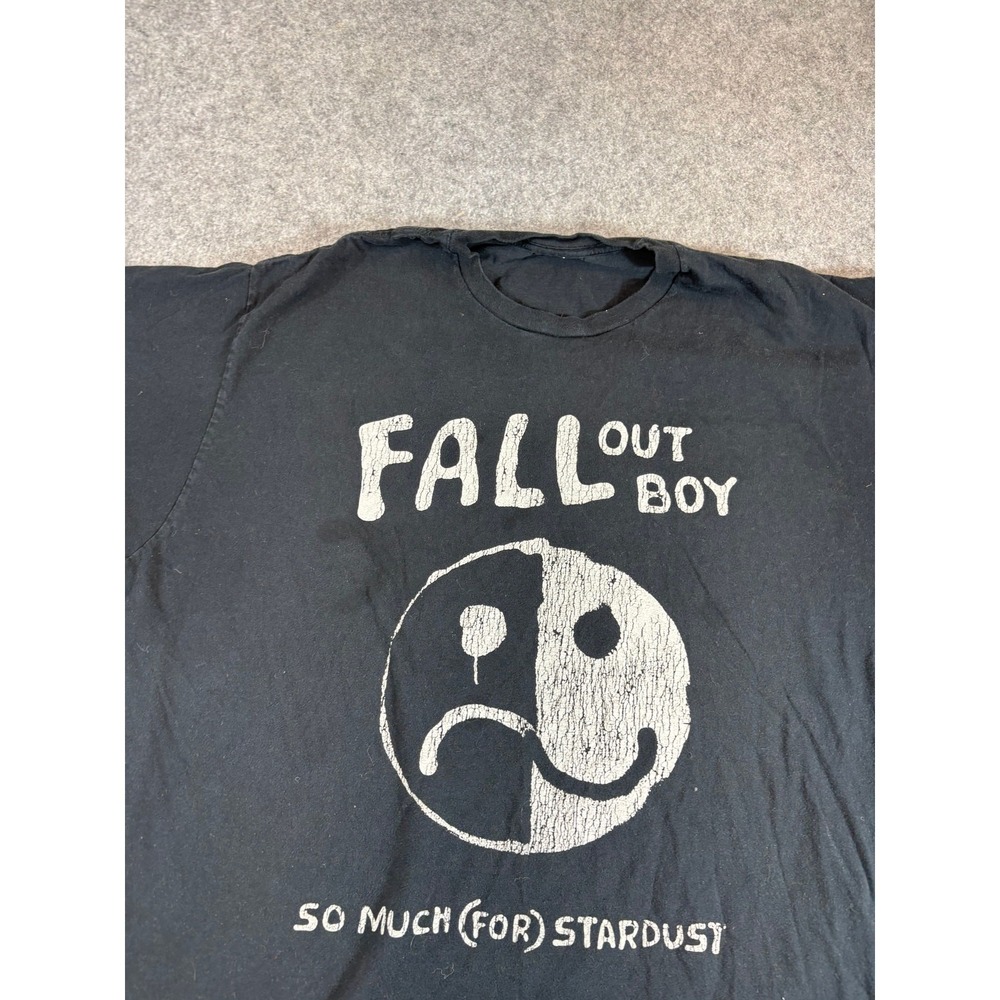 Fall Out Boy So Much Stardust T Shirt Mens 2XL Black Band Tee Concert Graphic